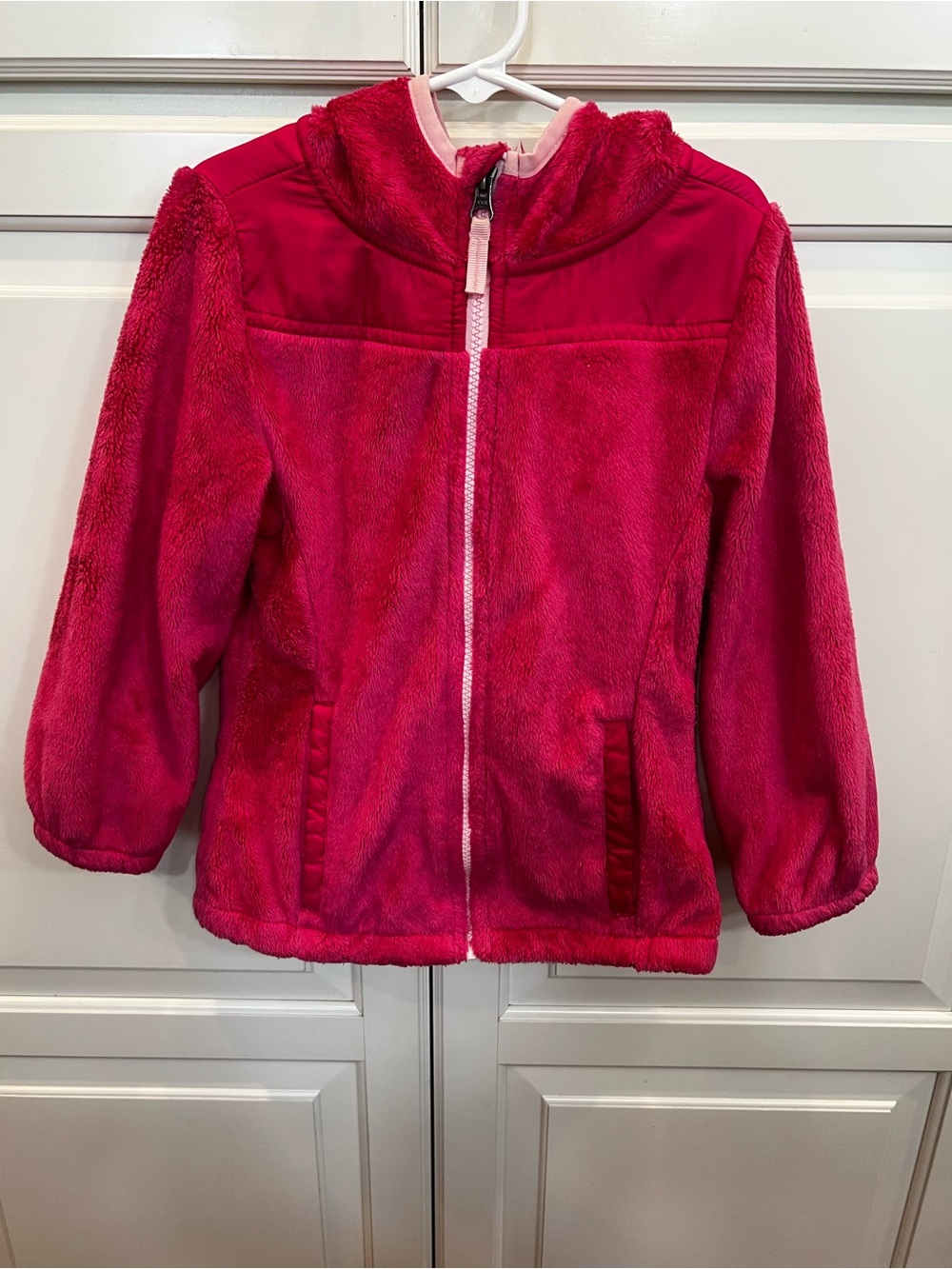 Size 6 Girls Pink Members Mark Cuddly Cozy Jacket